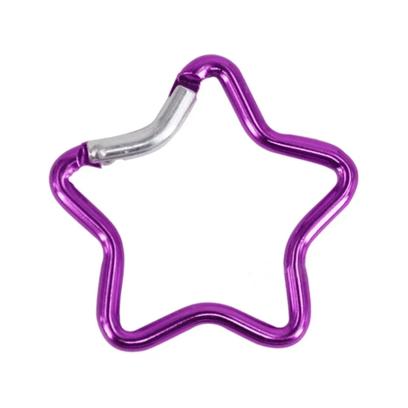 Outdoor Star Shaped Spring Locking Carabiner Clip