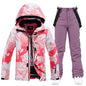 New Fashion Letter Womens Ski Suit
