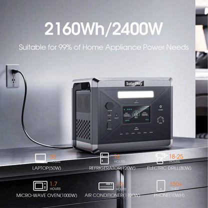 SOLARPLAY Q2501 Q2402M Portable Power Station