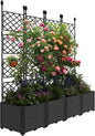 Plastic Planter Box w/ Trellis Rack 5.25FT Tall