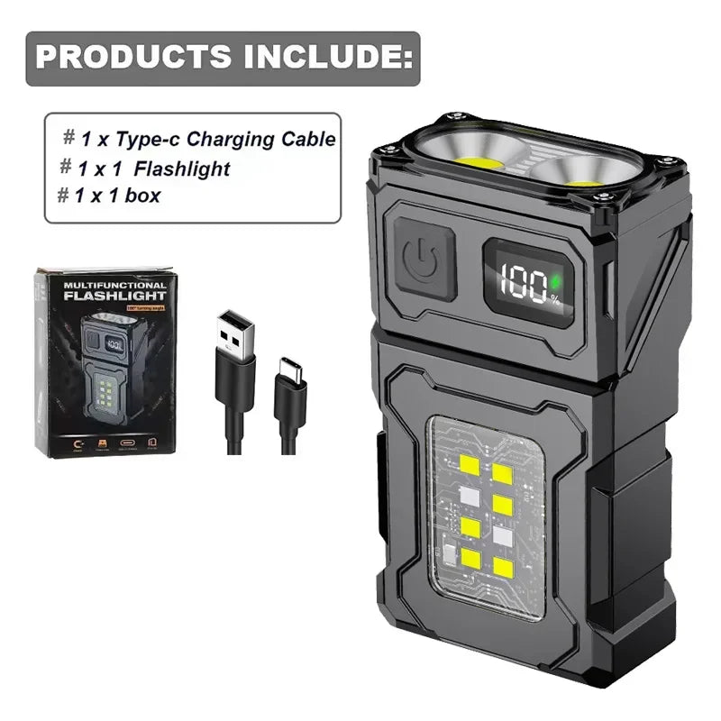 Portable Flashlight MINI USB Rechargeable LED  Light