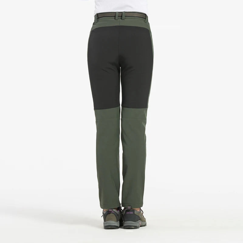 Women Winter Fleece Pants  Waterproof Hiking Pants Outdoor Ca