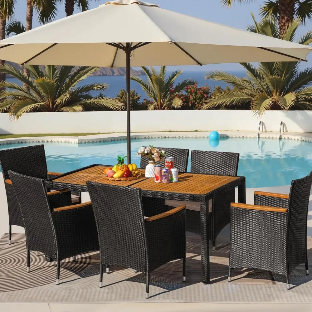 7 Piece Outdoor Patio Dining Set