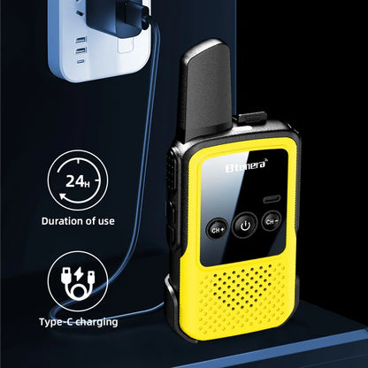 MiniWalkie Talkie  Two-way Radio 2 PCS Kids