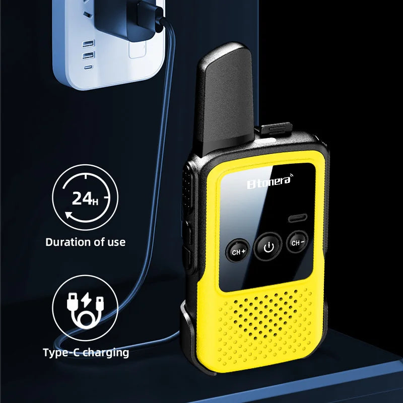 MiniWalkie Talkie  Two-way Radio 2 PCS Kids