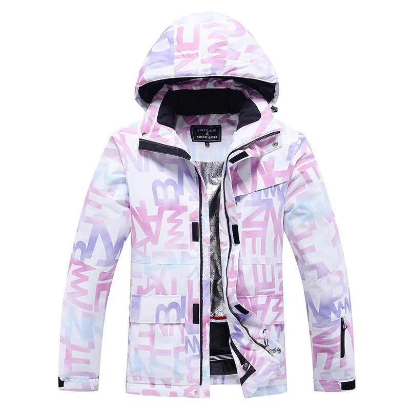 New Fashion Letter Womens Ski Suit