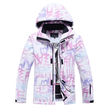 New Fashion Letter Womens Ski Suit
