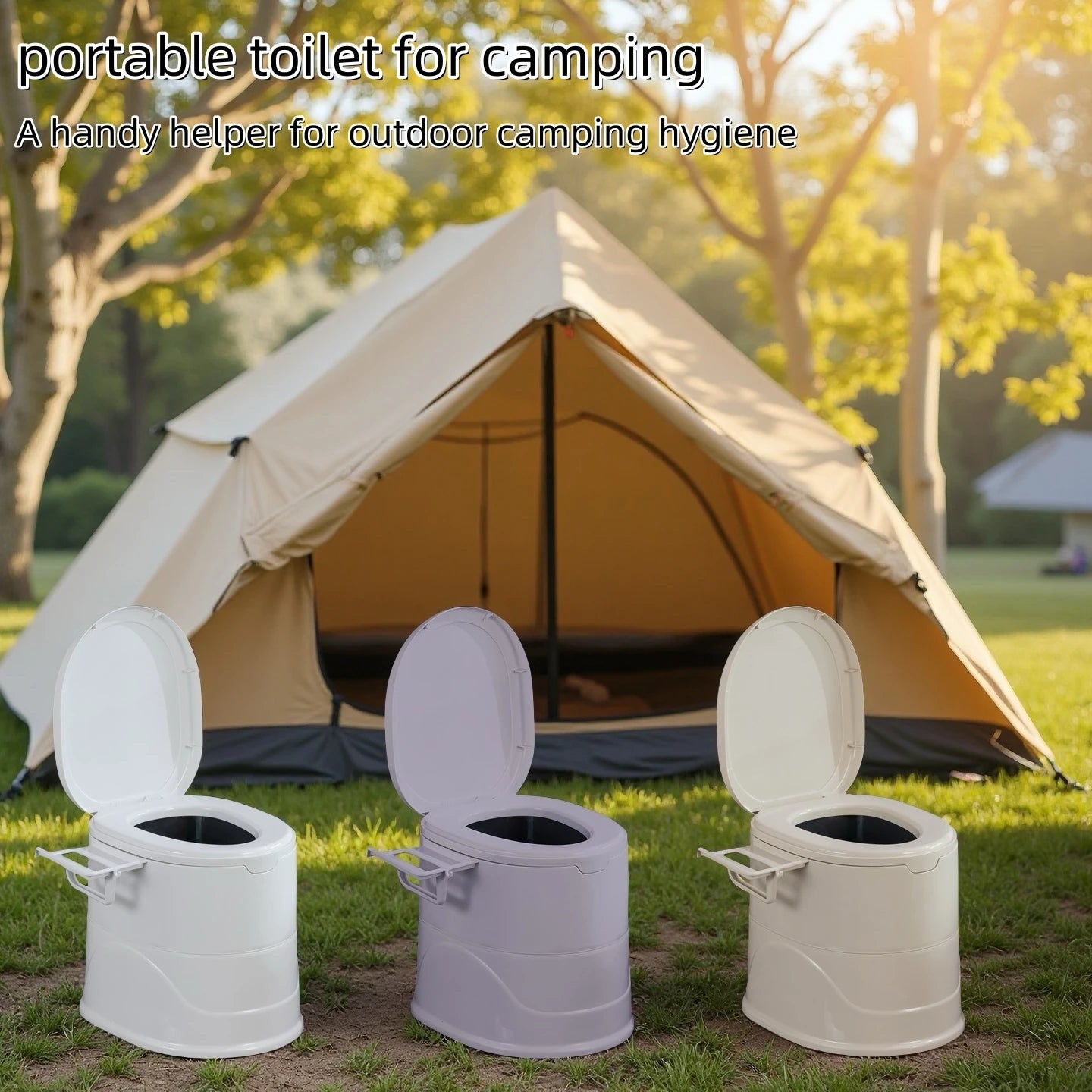 Portable Travel Toilet, Suitable for Adult Use -