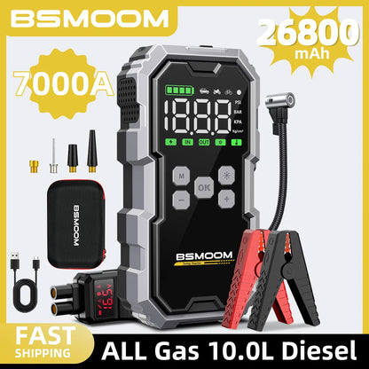 Car Jump Starter  Pump Air Compressor