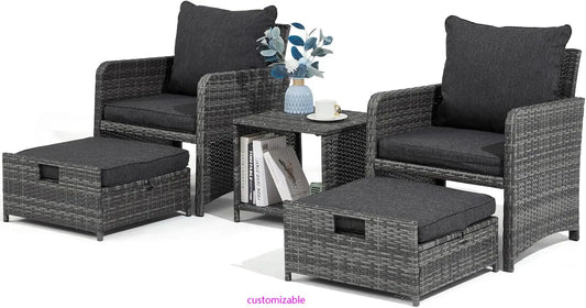 Wicker Patio Furniture Set