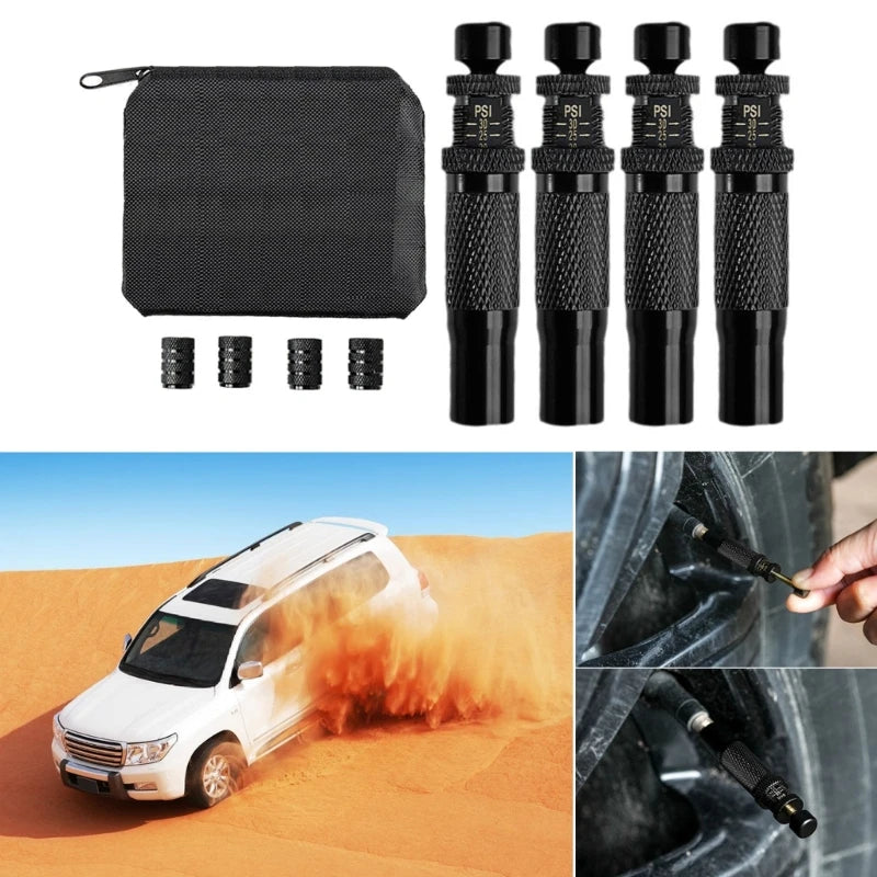 Vehicle Easy Tire Pressure Management 4 Deflators