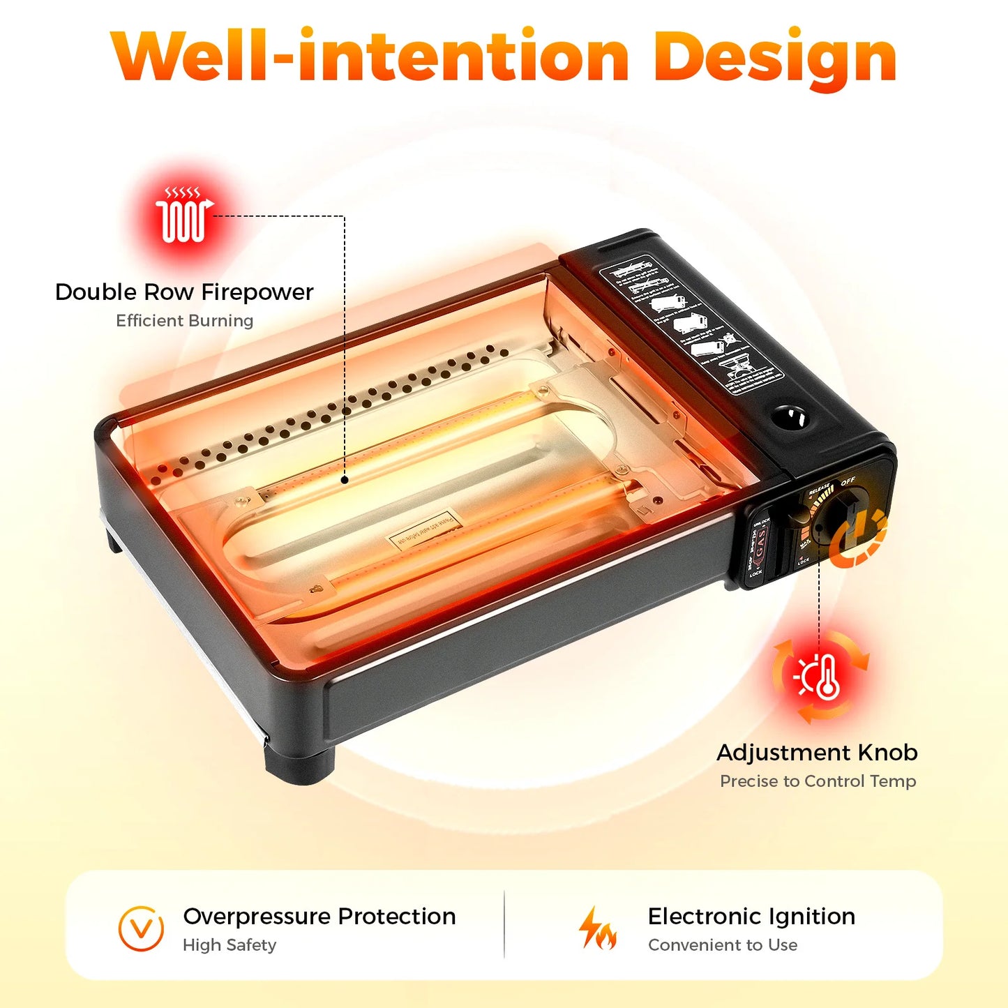 Portable Camping Grill Gas Stove
