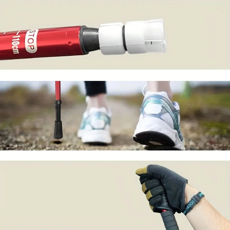Lightweight outdoor trekking poles