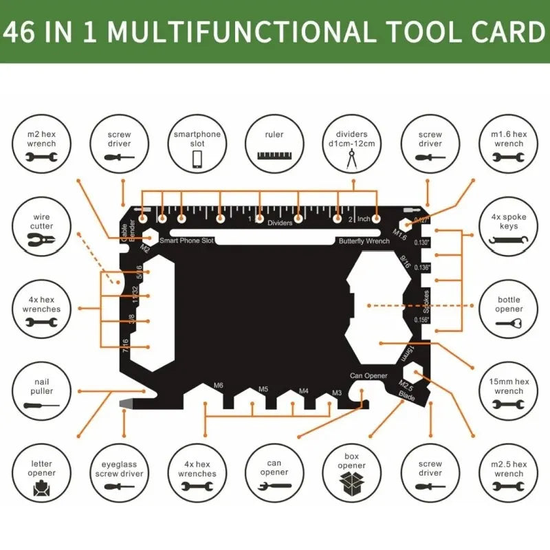 Multi Tool 46 in 1 Outdoor kit