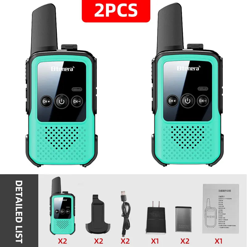 MiniWalkie Talkie  Two-way Radio 2 PCS Kids