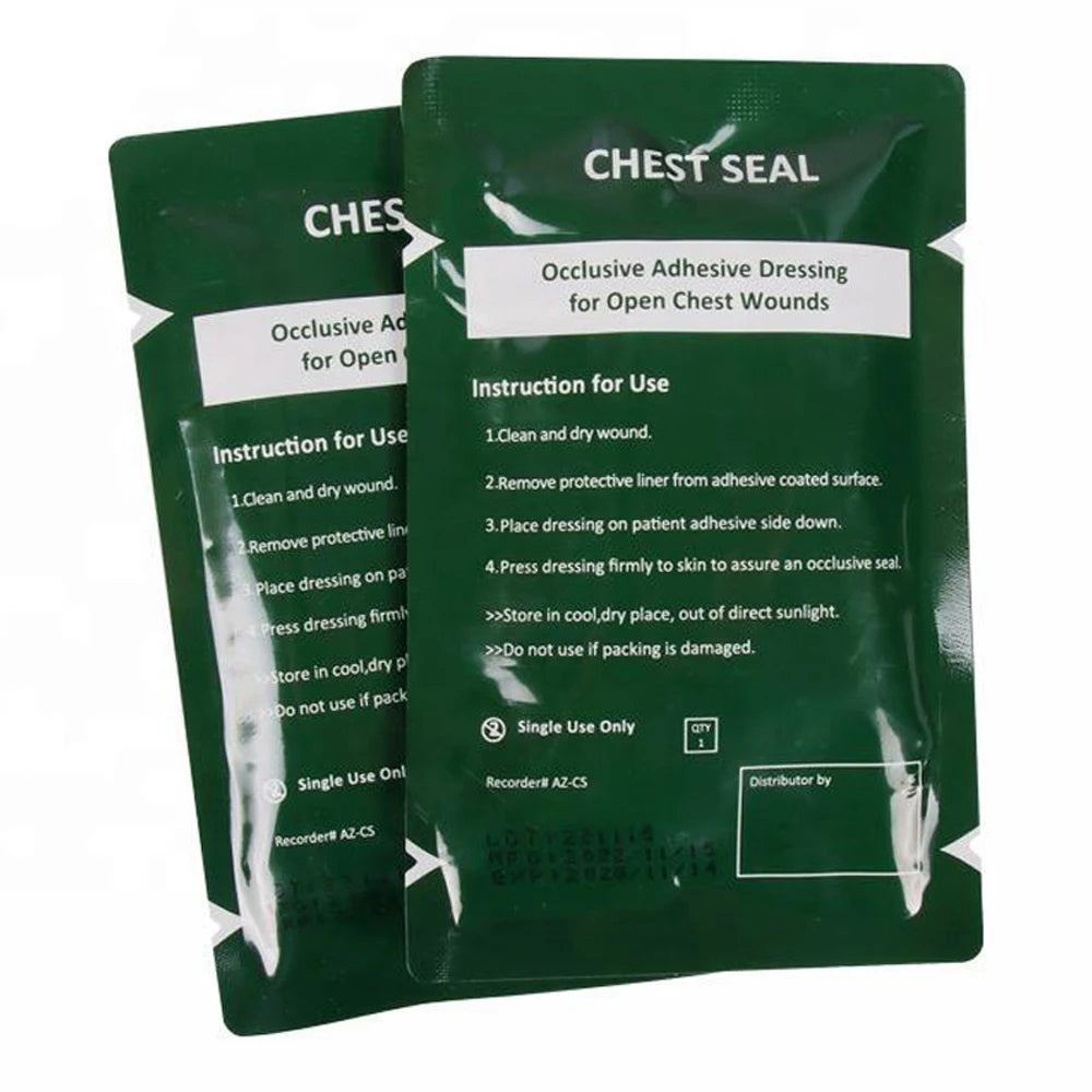 Vented Chest Seal Trauma Kits