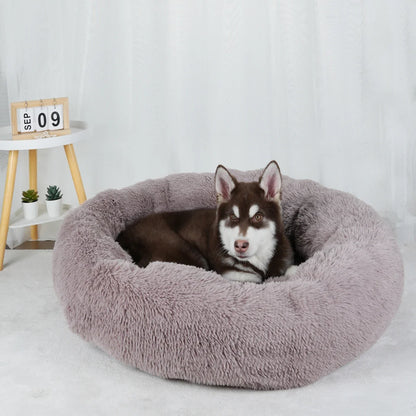 Dog Bed Donut Big Large Round Basket