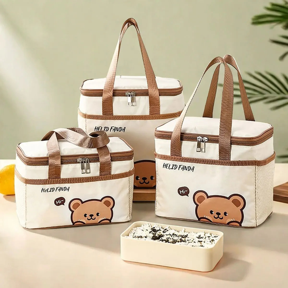 WORTHBUY Cute Thermal Lunch Box Bag
