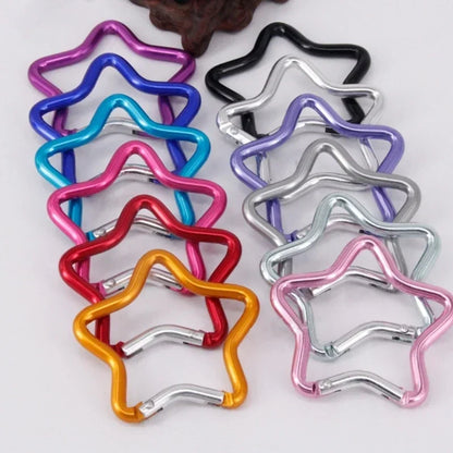Outdoor Star Shaped Spring Locking Carabiner Clip