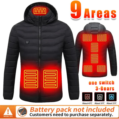 New Heated Jacket Men Women Coats