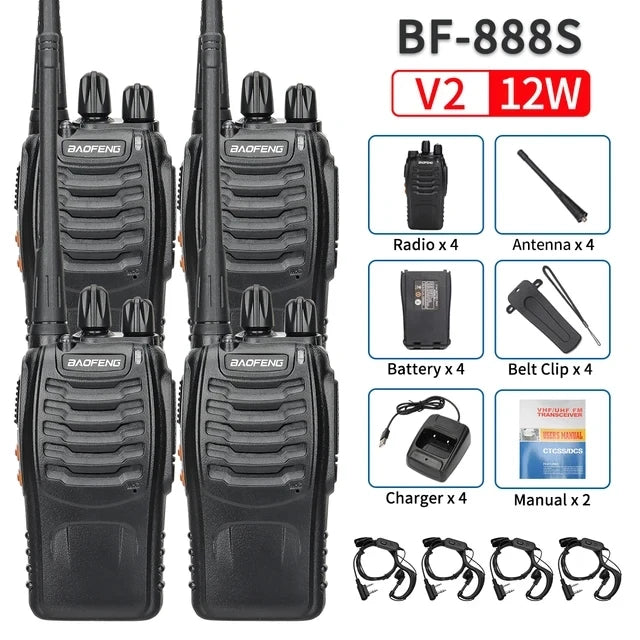 Walkie Talkie Dual Band Portable Long Range