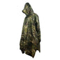 Camouflage Packable Rain Jacket Cover Army RainWear