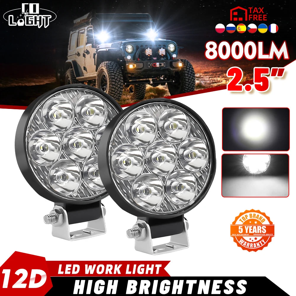 LIGHT 2.5inch 8000LM LED Bar