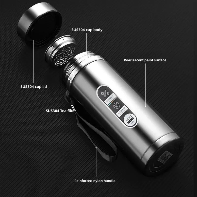 500ML-1Liter Stainless Steel Thermos Bottle