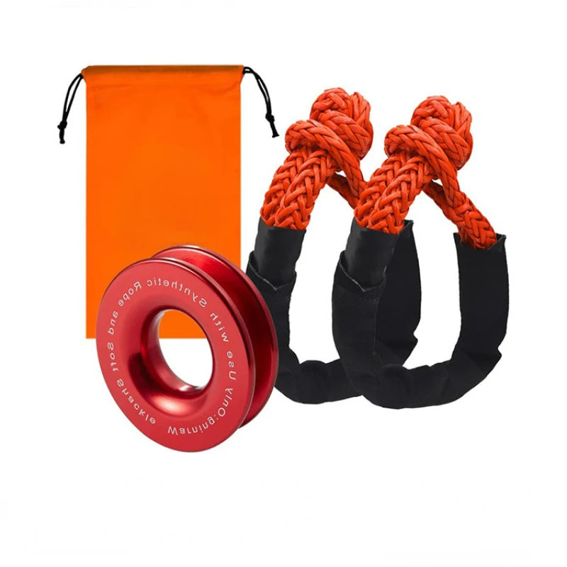 Rope Shackle Synthetic Car Flexible Shackles 55000lbs