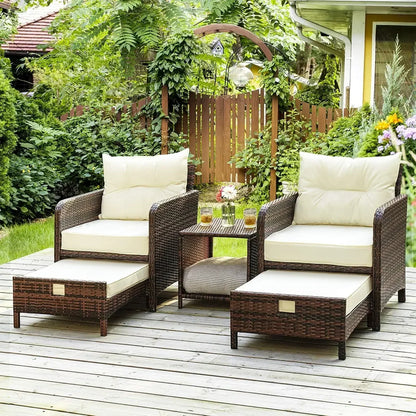 Wicker Patio Furniture Set Outdoor