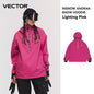 Men Women Solid Color Ski Jacket