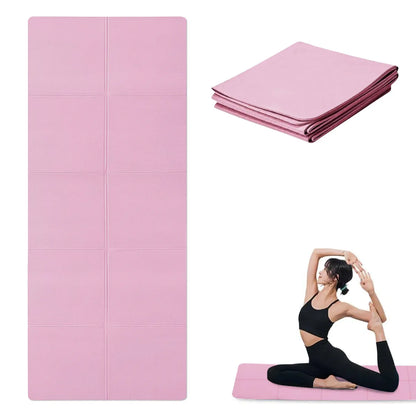 Pink Foldable Yoga Mat