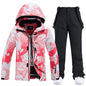 New Fashion Letter Womens Ski Suit