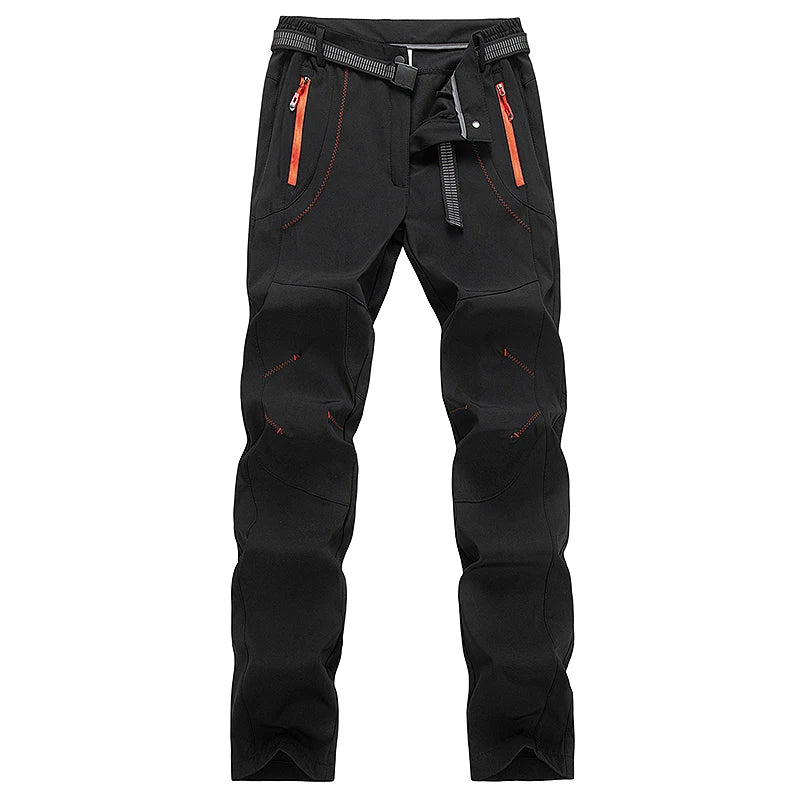 Women Winter Fleece Pants  Waterproof Hiking Pants Outdoor Ca