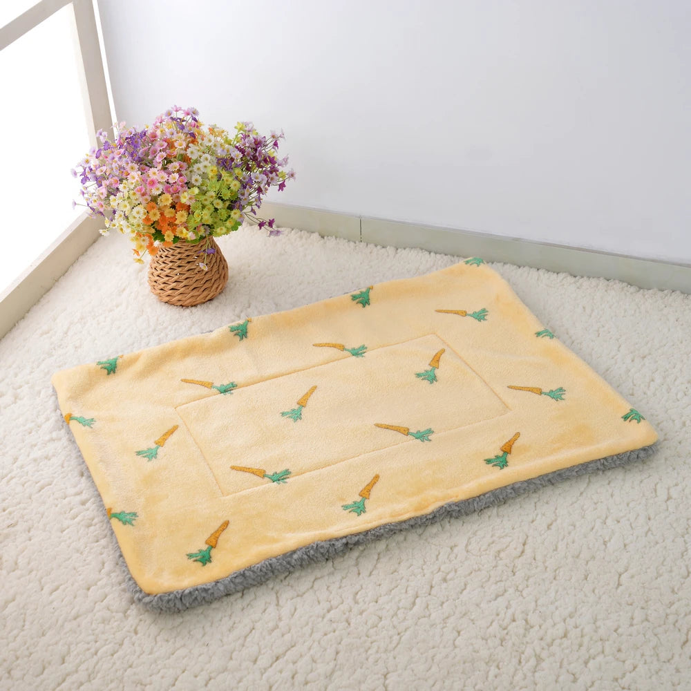 Soft Coral Fleece Pet Blanket