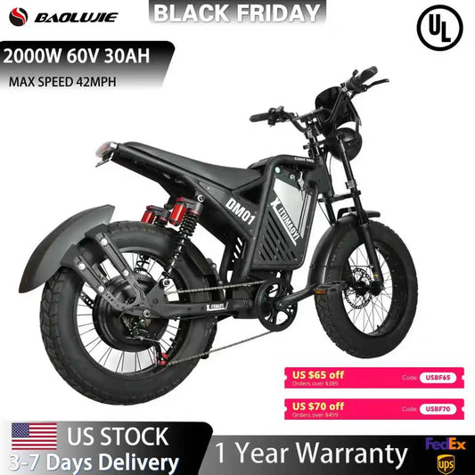 Electric Bicycle Max Speed 42 MPH