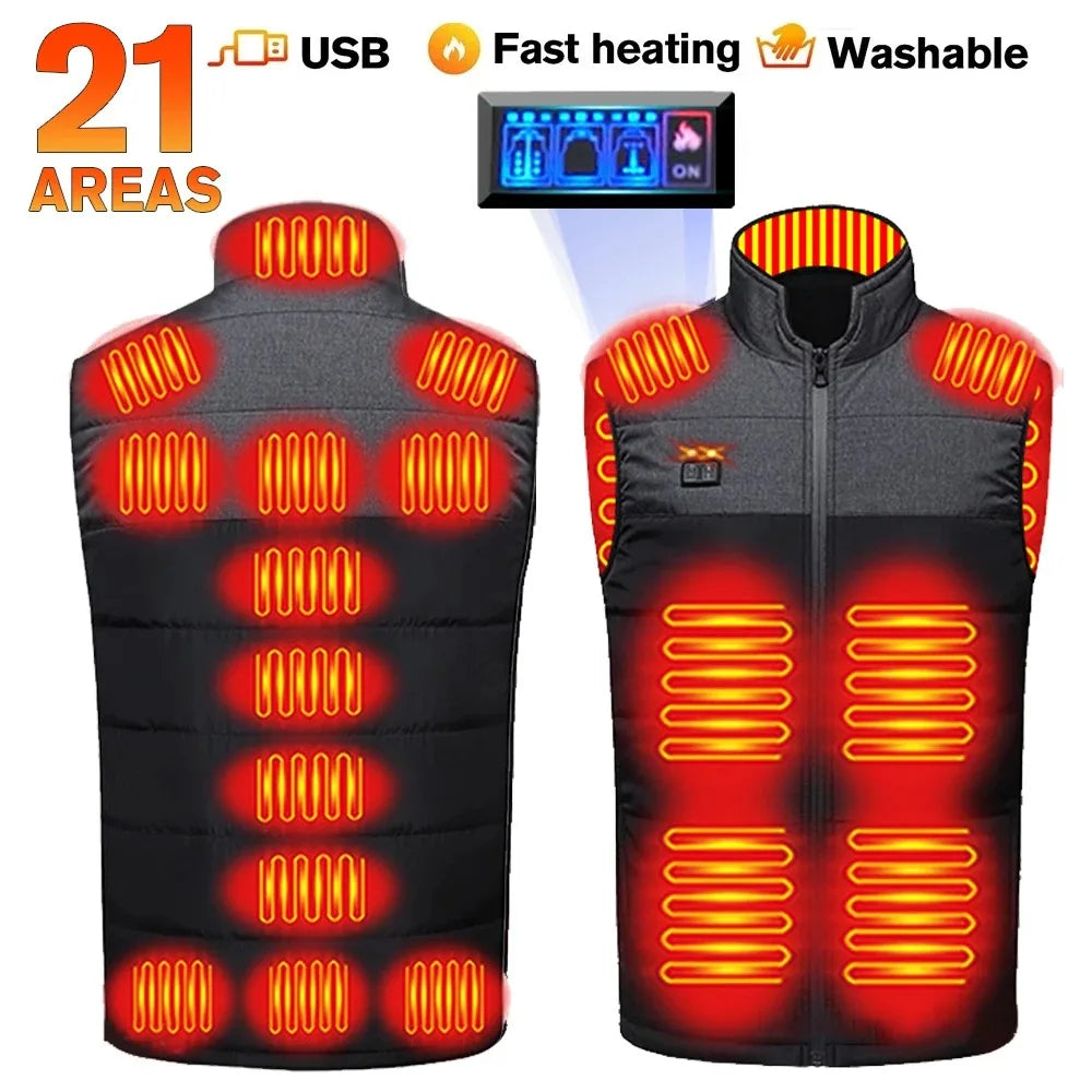 21 Areas Heated Jacket Men
