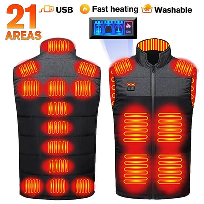 21 Areas Heated Jacket Men