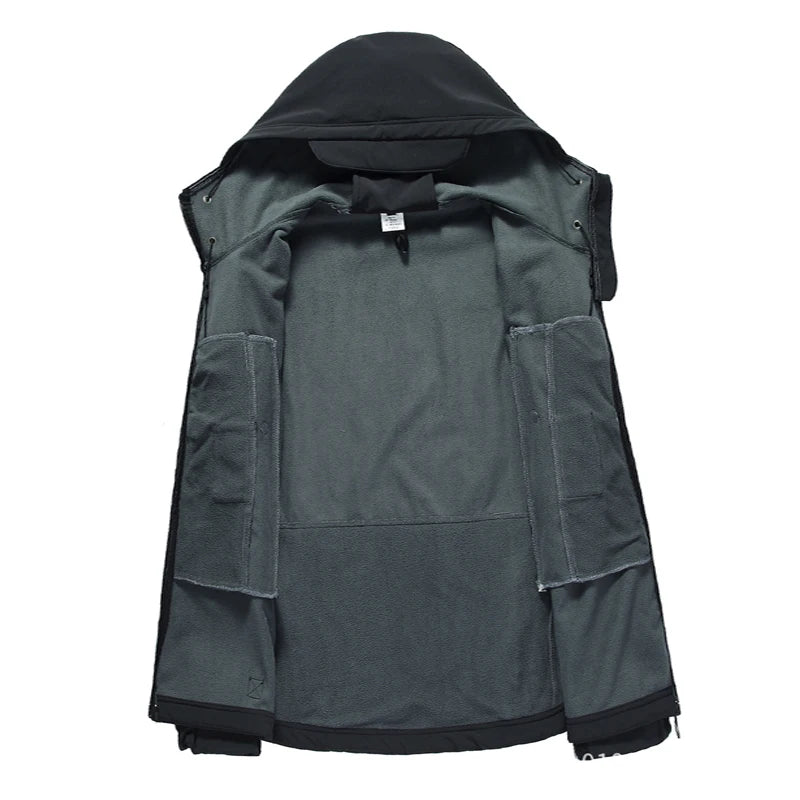Men Military Winter Sharkskin Tactical Outdoor Jackets