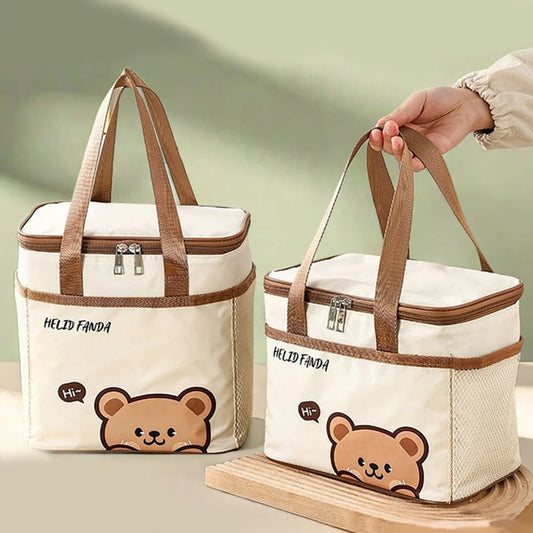 WORTHBUY Cute Thermal Lunch Box Bag