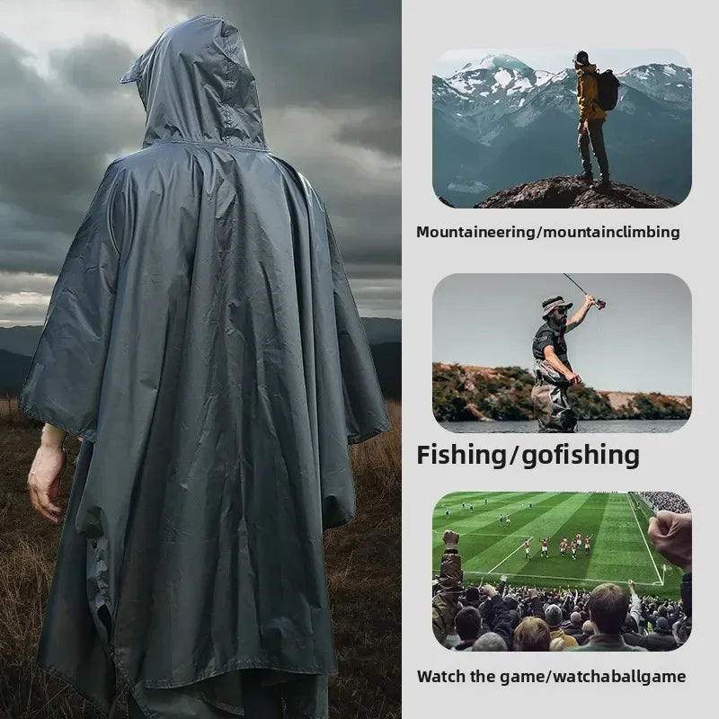 Summer Lightweight Waterproof Rain Poncho