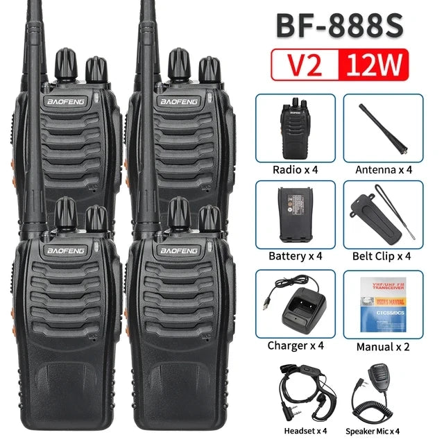 Walkie Talkie Dual Band Portable Long Range