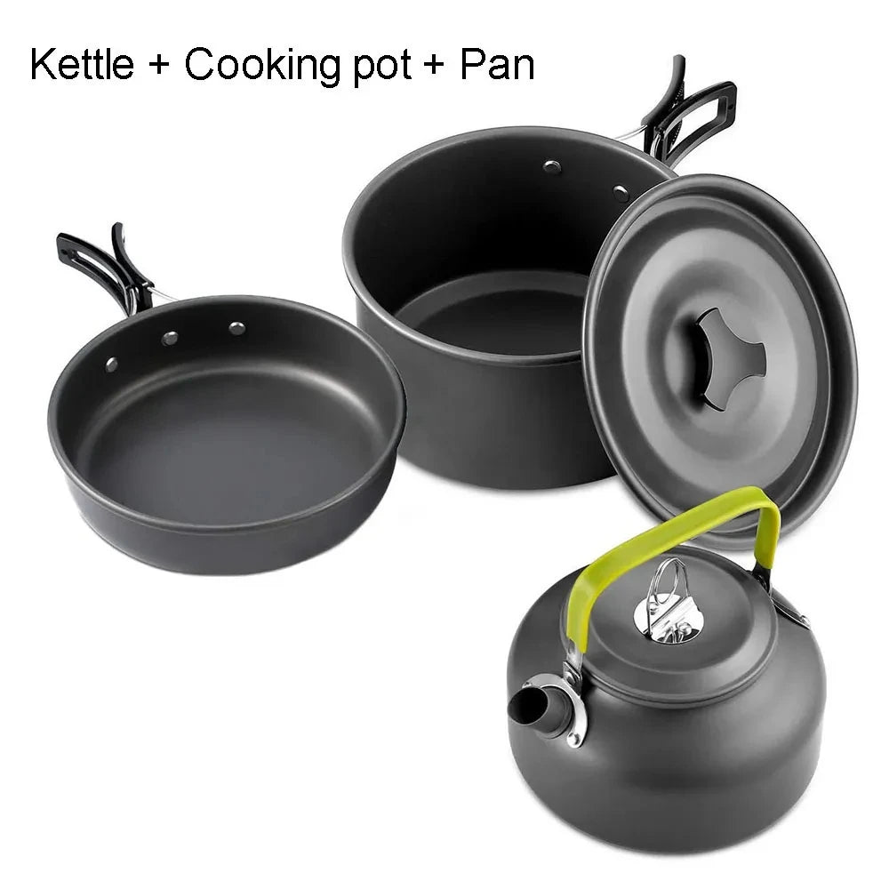 Outdoor camping cookware set