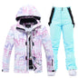 New Fashion Letter Womens Ski Suit