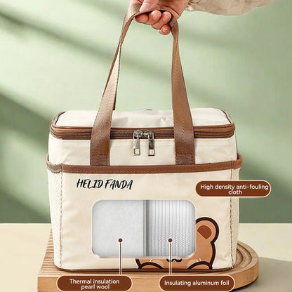 WORTHBUY Cute Thermal Lunch Box Bag