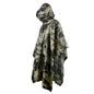 Camouflage Packable Rain Jacket Cover Army RainWear