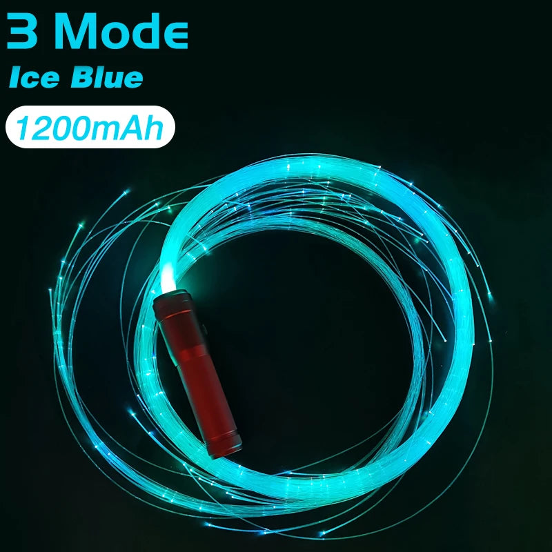 2023 LED Fiber Optic Whip USB Rechargeable