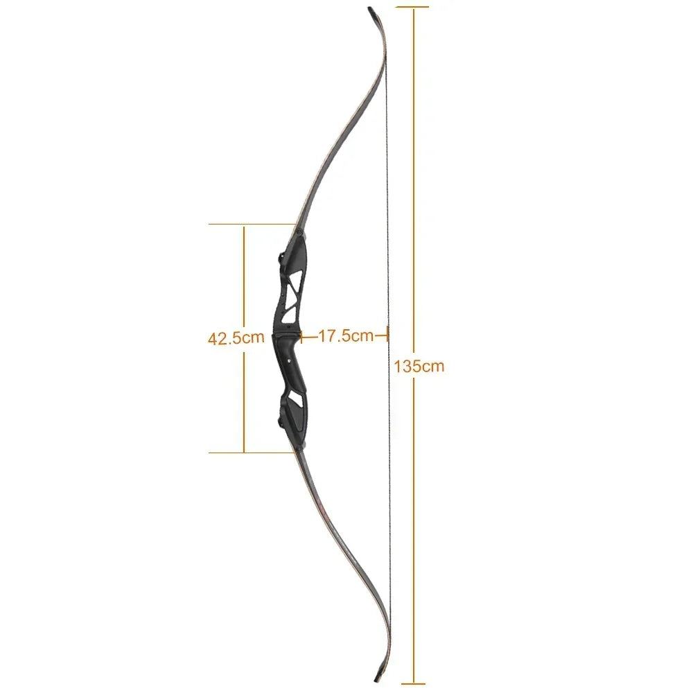 56-inch metal bow with arrow