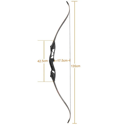 56-inch metal bow with arrow