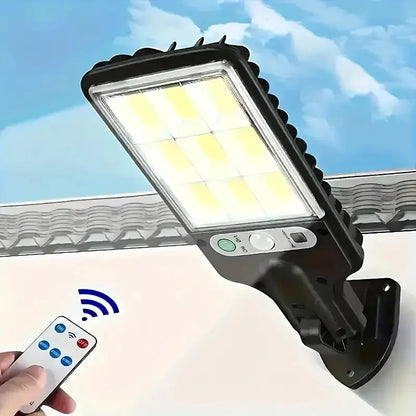 4 pc Solar Outdoor LED Wall Light